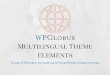 Elements Multilingual Theme - WPGlobus A WordPress Globalization / Multilingual PIL custom fields -