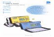 Portable Documenting Calibrator · Intrinsically safe version! Data transfer via RS 232 or PCMCIA card! Measures pressure -1 to 700 Bar ! Dual readout: measure and source TRX II!