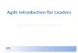Agile Introduction for Leaderstechtowntraining.com/system/files/archived-webinars... · agile •Learn the fundamentals of agile: values, principles and practices •Learn what managers