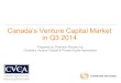 Canada’s Venture Capital Market in Q3 2014 - CVCA · Canada’s Venture Capital Market in Q3 2014 Canadian VC trends by region Investment activity in Canada’s VC market continued