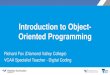 Introduction to Object-Oriented Programming ... Most modern languages support OOP, it is simply an extension