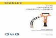 CH18 HYDRAULIC CHIPPING HAMMER - Stanley Infrastructure€¦ · CH18 HYDRAULIC CHIPPING HAMMER. CH18 User Manual 3 TABLE OF CONTENTS SERVICING: This manual contains safety, operation