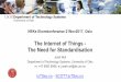 The Internet of Things - The Need for Standardisation Morgen IoT... · IoTSec.no #IoTSecNO High level view on Security for IoT Nov 2017, Chr. Johansen, J. Noll Security in IoT - our