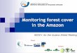 Monitoring forest cover in the Amazon · 1 – Belém Unit: •Acting in Brazilian Legal Amazon for satellite monitoring •Became as a capacity building center of tropical forest