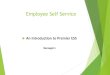 Employee Self Service - Arik Airwebapplications.arikair.com/ESS-PREPARATORY-CLASS/ESS...Manager Self-Service (ESS) is specific functionalities on the VIP Employee Self Service System