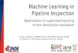 Applications of supervised learning in non-destructive ... · Applications of supervised learning in non-destructive evaluation ... AIAA Conference - Big Data Session_ Final - Jan