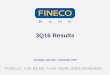 3Q16 Results - images.fineco.it · providing best time to market and quality of information #1 broker in Well diversified platform Key By product1 By geography2 figures as of Sept