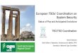 European TSOs’ Coordination on - CIGRE · Actions in the framework of a Common European Market. Creation of RSCs is the first step. •The crucial role of TSOs and entso-e; entso-e