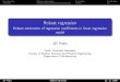 Robust regression - Robust estimation of regression ...artax.karlin.mff.cuni.cz/~adaml5am/Seminar/0910z/Franc-prez.pdf · Introduction Robust regression Examples Conclusion Robust