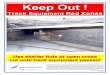 Keep Out · Keep Out ! Track Equipment Red Zones Use shelter hole or open cross cut until track equipment passes! ROCKWOOD Member Argo Group . Title: Microsoft Word - Mantrips- Red