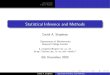 Statistical Inference and Methodsdas01/GSACourse/GSA1.pdfStochastic Processes David A. Stephens Statistical Inference and Methods. Introduction Plan of Course Session 2 ... (pdf) or