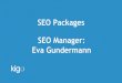 SEO Packages SEO Manager: Eva Gundermann · - web content - keywords - external links SEO monthly plan = regular tasks on a monthly basis - Optimizing landing pages & property pages