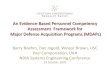 An Evidence-Based Personnel Competency Assessment ... · An Evidence-Based Personnel Competency Assessment Framework for Major Defense Acquisition Programs (MDAPs) ... – Assessment