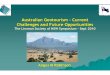 Australian geotourism – current challenges and future ......Geotourism is ecotourism or tourism related to geological ... Geotourismincorporates sustainability principles, but in