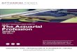 THE ONLY GRADUATE CAREER GUIDE TO The Actuarial Profession · The most informative guide to the actuarial profession - Aon The Actuarial Profession THE ONLY GRADUATE CAREER GUIDE