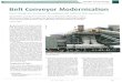 Belt Conveyor Modernisation€¦ · Belt Conveyor Modernisation Chute Design for increased Throughput and reduced Dust Generation Modernisation of conveyors in coal mines and coal-fired