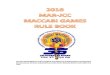 All rules and guidelines in this rulebook are subject to ... · 2016 MAR-JCC MACCABI GAMES RULE BOOK 2 Maccabi Games 10 Commandments 1- Sportsmanship is the first priority of the