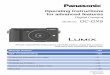 Digital Camera Model No. DC-GX9 - Panasonic North America · 2018-05-02 · Operating Instructions for advanced features Digital Camera Model No. DC-GX9 DVQP1478ZA M0218KZ0 Message