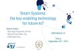 Smart Systems: the key enabling technology for future IoT · Key Factors to Serve the IoT Market 12 Innovation & product diversification • Improving existing technologies to new