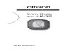 Activity Monitor Model HJA-312 - omronhealthcare.com€¦ · the number of calories you have burned in a day. This ... (2.5 mile/hour). However, running or other vigorous activities