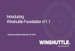 Introducing Winshuttle Foundation v11 · 2016-10-14 · Create “New” Materials - Apple iPhone 6S 24 new finished goods materials for 6S •2 sizes –5.5 in –iPhone 6S Plus