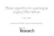 Efficient algorithms for supersingular isogeny Diffie-Hellmancraigcostello.com.au/wp-content/uploads/SIDH-Nijmegen.pdf · Efficient algorithms for supersingular isogeny Diffie-Hellman