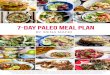 7-DAY PALEO MEAL PLAN - s3.eu-west-2.amazonaws.com · 1/2 cup almond flakes 1 cup pumpkin seeds 1 1/2 cup desiccated coconut (unsweetened) 1 cup coconut flakes 1 cup dried fruit of