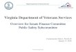 Virginia Department of Veterans Servicessfc.virginia.gov/pdf/Public Safety/2018/011718_No1... · Virginia Department of Veterans Services 10 Education, Transition, and Employment