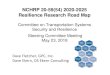 NCHRP 20-59(54) 2020-2025 Resilience Research Road Map · 2018-08-06 · Dave Fletcher, GPC, Inc. Dave Ekern, DS Ekern Consulting. Facilitator’s Guide. NCHRP 20-59(54) 2020-2025
