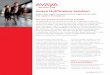Avaya Notification Solution · Avaya Notification Solution Alert the right people at the right time with ... push of a button. Those responsible should be able to engage people with