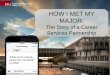 HOW I MET MY MAJOR SESSION 2 - CACEE...HOW I MET MY MAJOR: The Story of a Career Services Partnership 37607 SFU2016 While you’re waiting, please text “SFU2016” to 37607 Penny