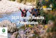 2020 Interim Results Presentation · 2020 INTERIM RESULTS PRESENTATION. 5 Dividends Interim ordinary dividend declared of 5.70 cps, 86% imputed, unchanged from 1H FY19 ... Major outages