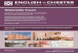 Waterside Court - English in Chester · Waterside Court is a modern, purpose-built residence. It is perfectly located on the banks of the canal just outside the old city walls. It
