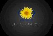 Quarterly review Q4, June 2014 - Wikimedia€¦ · Quarterly review Q4, June 2014. Agenda ... GSoC ‘14 project (Hardik Juneja) ... Resume work on stable id support