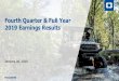 Fourth Quarter & Full Year 2019 Earnings Resultss2.q4cdn.com/.../Q4-FY19PII-Earnings-Presentation-1... · 1/28/2020  · Q4-FY'19 Earnings 2 Except for historical information contained