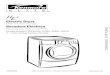 Electric Dryer - Appliance Parts · 2007-04-19 · Electric Dryer Secadora El_ctrica Models/Modelos 110.8508#, 8509#, 8586#, 8587# ... having a Master Protection Agreement can save