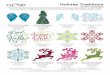 Holiday Traditions · 12475-08 Snowflake 2 1.93 X 2.18 in. 49.02 X 55.37 mm 5,377 St. R 12475-09 Snowflake 3 3.50 X 4.00 in. 88.90 X 101.60 mm 8,983 St. R 12475-10 Reindeer Appliqué