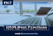 DMS Best Practices - Kraft Kennedy€¦ · 2 3NetDocuments Introduction 4Connecting user adoption and information governance Fireman4 5Getting Started in the Cloud BlueSky legal5