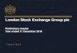 London Stock Exchange Group plc · London Stock Exchange Group Page 7 Income growth Strong organic growth from investment in new products and acquisitions LSEG income (£m) Note: