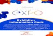 Exhibitor Information Pack - Alibaba Ecosystem Expo · Exhibitor Dates and Hours Information, Education and Training for Merchants 13:00-16:30 Friday 10 May 2019 Friday 18 August