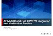 ARM v8 SoC HW/SW Integration & Verification Solutionarmtechforum.com.cn/2014/sz/C-4_Cadence_SZ.pdf · 2019-09-04 · ARMv8-Based SoC HW/SW Integration and Verification Solution. 