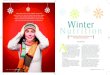 Winter Nutrition · few cookies or pieces of candy here and there is expected, consuming too many unhealthy options can be problematic. “Winter holidays can be deadly in terms of