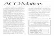1 ACO Matters - Sights + Soundsacoporthope.weebly.com/uploads/9/5/7/6/9576984/october_2006.pdf · ACO Matters October - 2006 HOLTON lowers Blake Holton 62 Walton Street O Port Hope