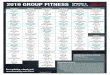 2019 GROUP FITNESS SPRING 2 · 2019-06-12 · 2019 GROUP FITNESS March 18 - May 19 SPRING 2 Modified Group Fitness Schedule: May 4: FitRec event May 17: MVCC Graduation See FitRec