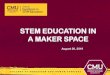 STEM EDUCATION IN A MAKER SPACE · Let’s Brainstorm. In your groups share some tasks or activities that you believe exemplify STEM. How Are These STEM Skills? Reason Effectively