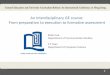 An Interdisciplinary GE course: From preparation to ... · interactive online advertisement, interactive games and augmented reality. Outcome-based Learning ... Project presentation