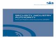 SECURITY INDUSTRY AUTHORITY - gov.uk · Chair Security Industry Authority Ian Todd Chief Executive Security Industry Authority. 4 | SIA Annual Report and Accounts 2018/19 The Security