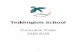 Teddington Schoolfluencycontent2-schoolwebsite.netdna-ssl.com/FileCluster/... · 2018-10-29 · Lessons in Key Stage 3 are timetabled on a 1-week cycle, whereas in in Key Stage 4