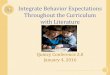 Integrate Behavior Expectations Throughout the Curriculum ... · Integrate Behavior Expectations Throughout the Curriculum with Literature Quincy Conference 2.0 January 4, 2016. 