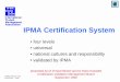 IPMA Certification System12_ipma.pdf · 2018-03-31 · IPMA Certification System • four levels • universal ... •If you want to get a foreign certificate ⇒Choose the certification